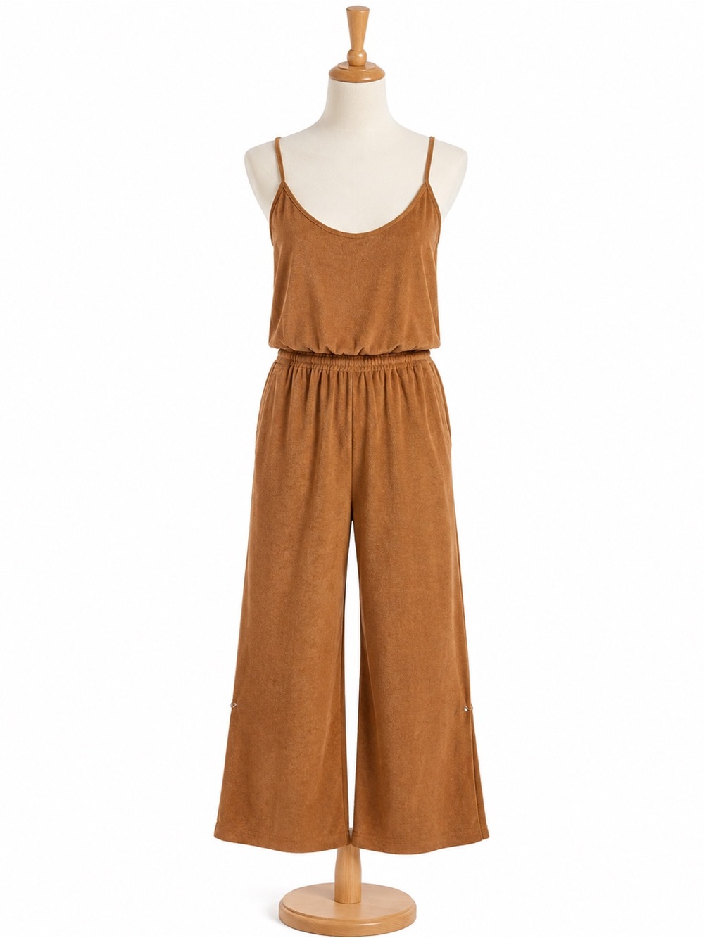 OFFLINE by Aerie Brown Wide Leg Jumpsuit Small